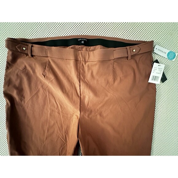 NWT Violets and Roses Pants Women SZ 24W Elastic Waist Comfort Career Casual NEW - Picture 6 of 14